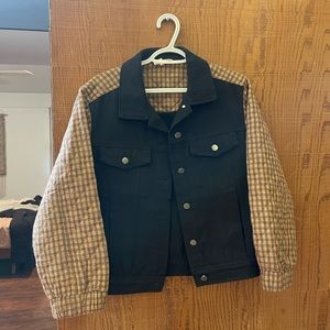 Roolee black denim jacket